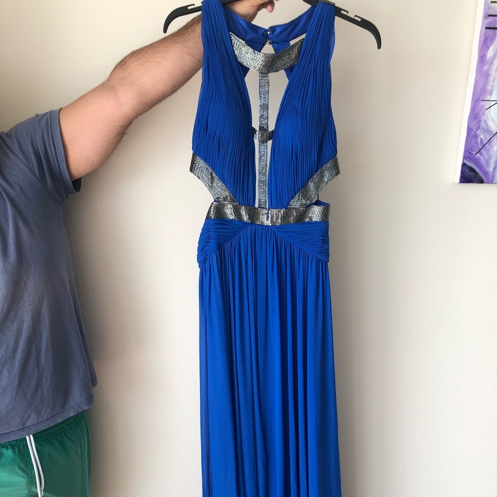 Royal blue dress